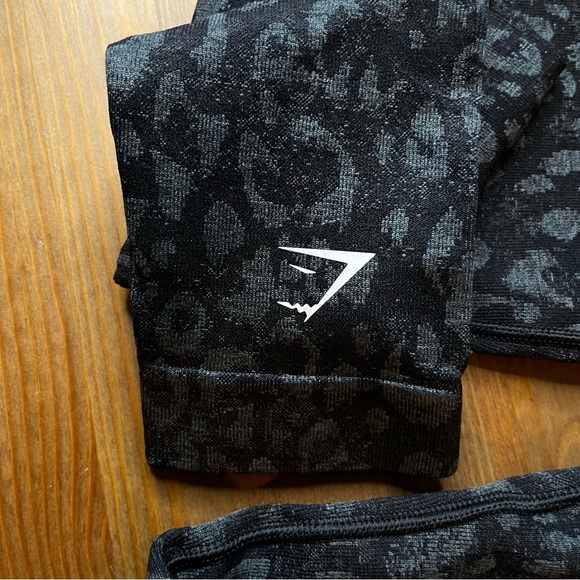 Gymshark | Adapt Animal Print Leggings Black XS - Picture 5 of 9
